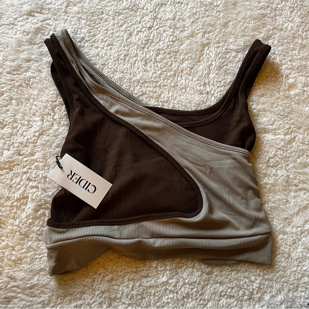 Cider Brown L Womens Top
